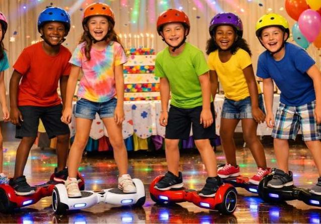 Children’s Hoverboard Birthday Party fun, safe & engaging High-energy hoverboard sessions that get everyone moving, laughing & having the time of their lives. A fantastic fun experience for any event or occasion.